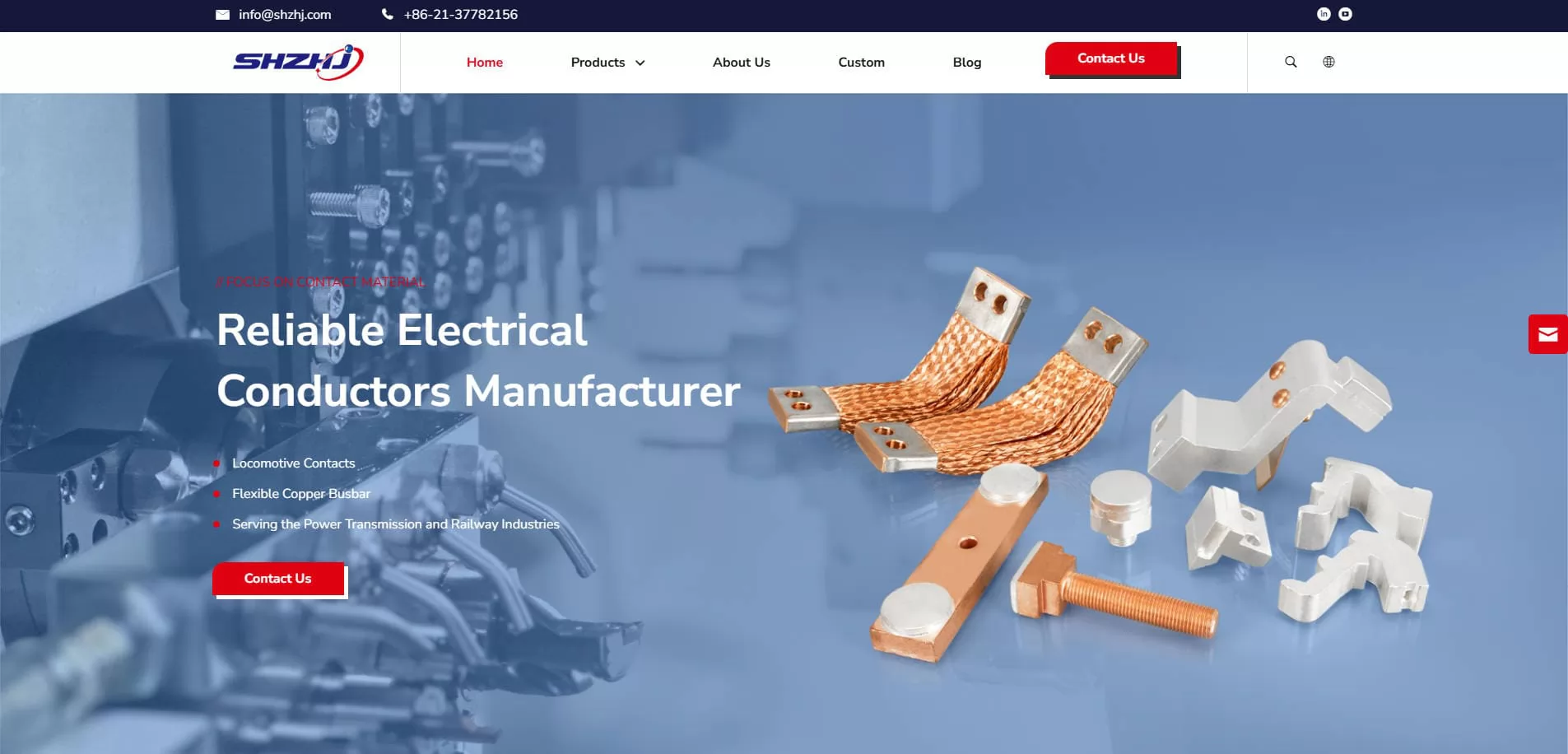 SHZHJ Custom Flexible Copper Busbar Manufacturer and Supplier China