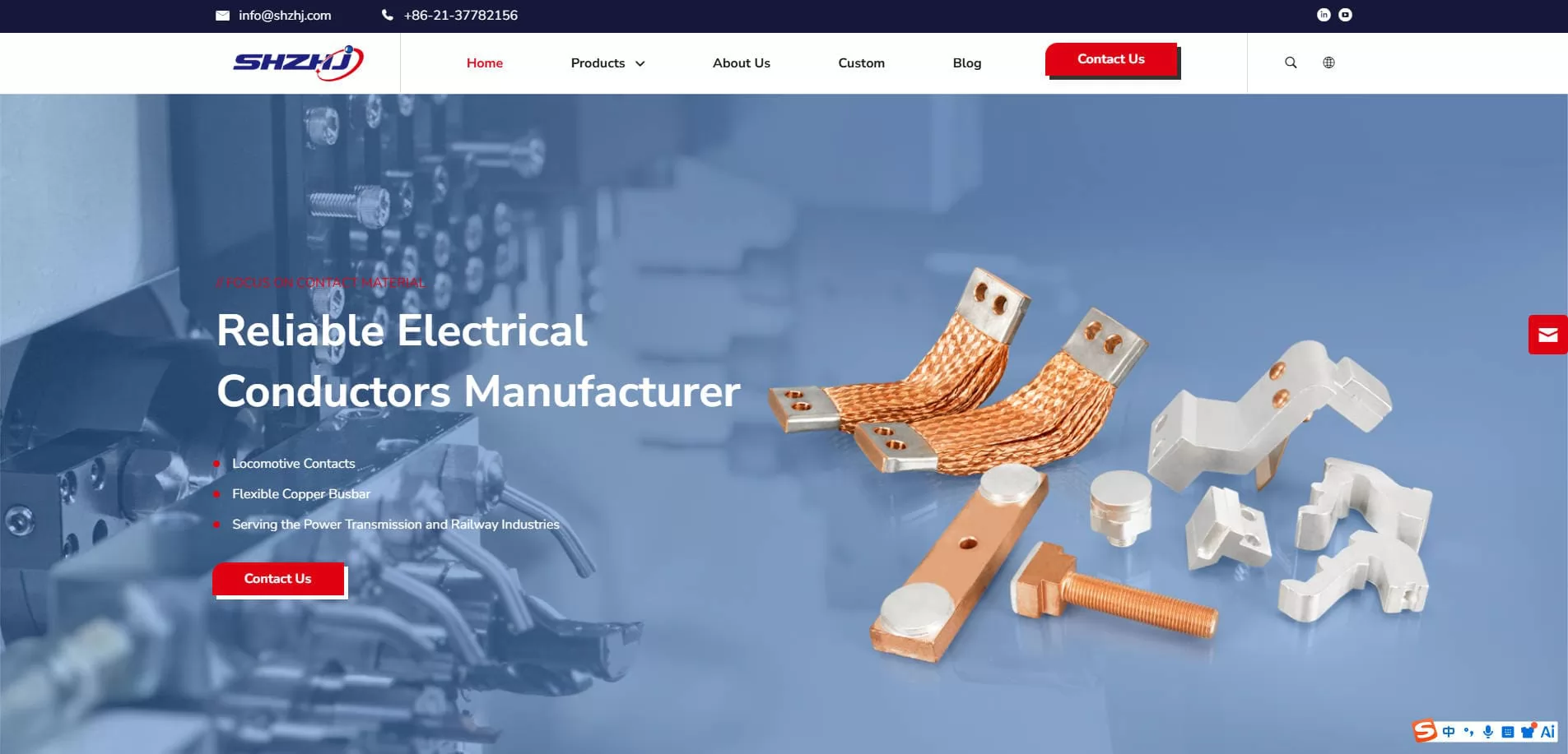 SHZHJ ZHJ Technologies - Flexible Copper Busbar Manufacturer Shanghai China