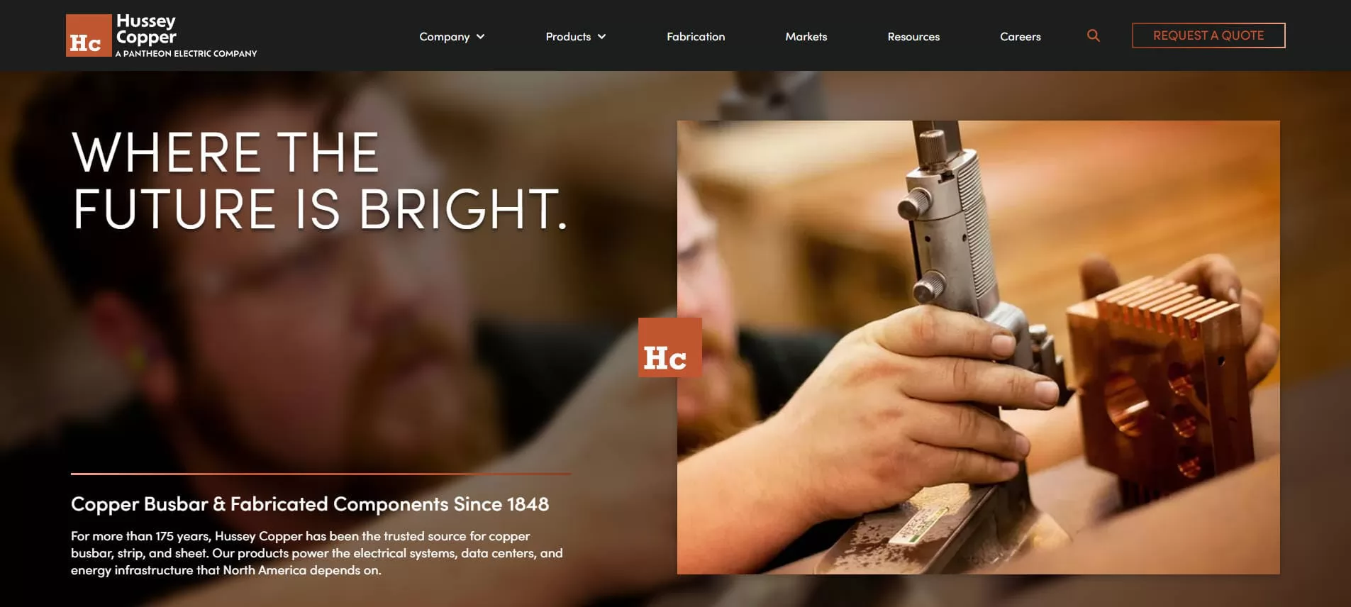 Hussey Copper Custom Copper Busbar Manufacturer and Supplier USA