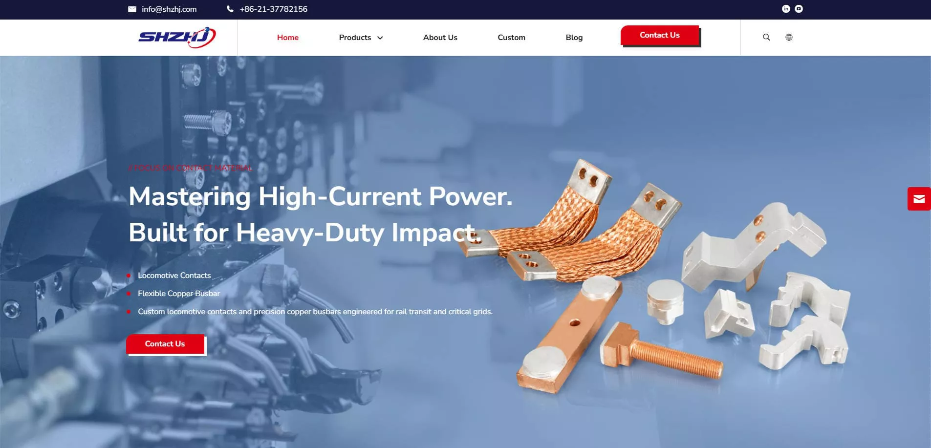 Flexible Copper Busbar Manufacturer SHZHJ China