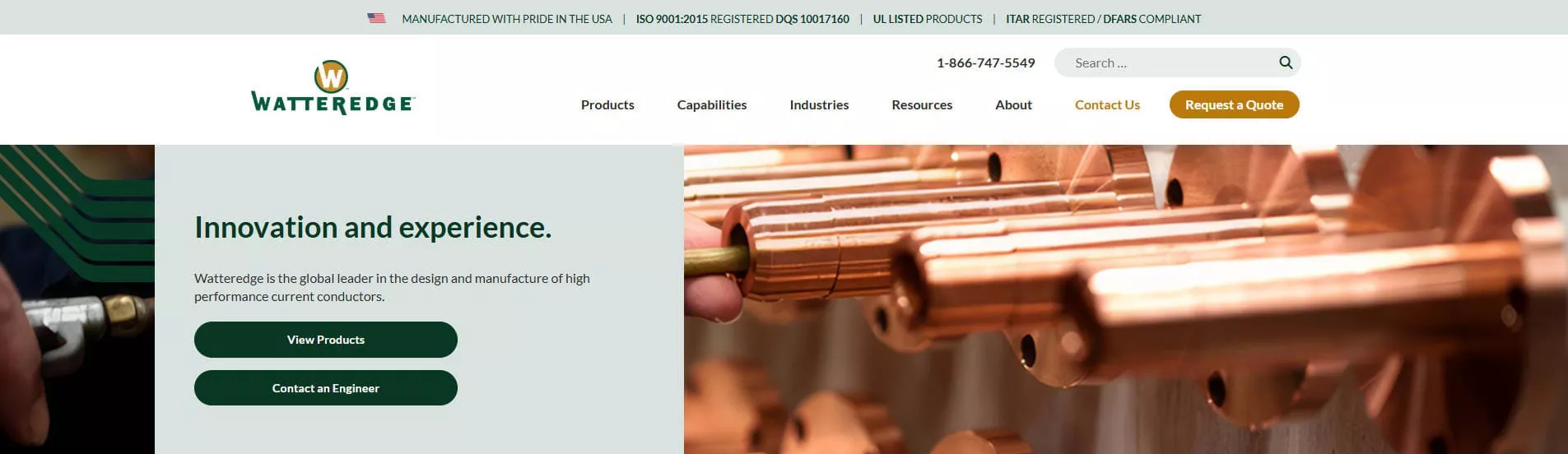 Watteredge Copper Busbars and Flexible Electrical Connectors